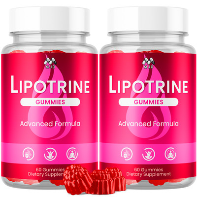 (2 Pack) Lipotrine ACV Gummys Vitamin Max Supplement Lipo Trine 120 Gummies