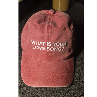 Gorra de béisbol BTS roja bordada algodón talla única Music Cap