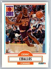 1990-91 Fleer Update #U-75 Cedric Ceballos Phoenix Suns