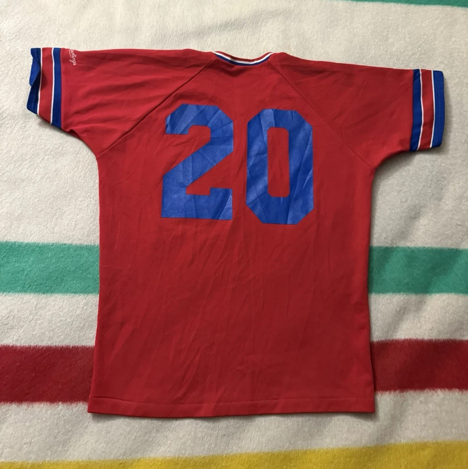 Camiseta deportiva de béisbol vintage años 70 80 Rawlings Fresno San Joaquin Valley California L Foto 2 de 4