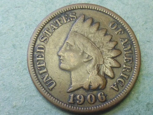 1906 INDIAN HEAD CENT VG