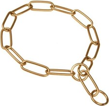 USED-HermSprenger Curogan Fur Saver Dog Chain Collar Hypoallergenic Nickel Free