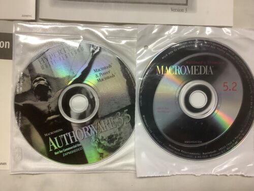 Vintage Macromedia Authorware Mac software 1995-1996 - Picture 8 of 10