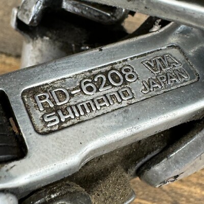 Vintage Shimano 600 RD-6208 Rear Derailleur SIS Short Cage Index
