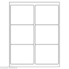 720 Shipping Labels 3-1/3" x 4" Mailing Address 120 Sheets 6 Per Sheet InkJet