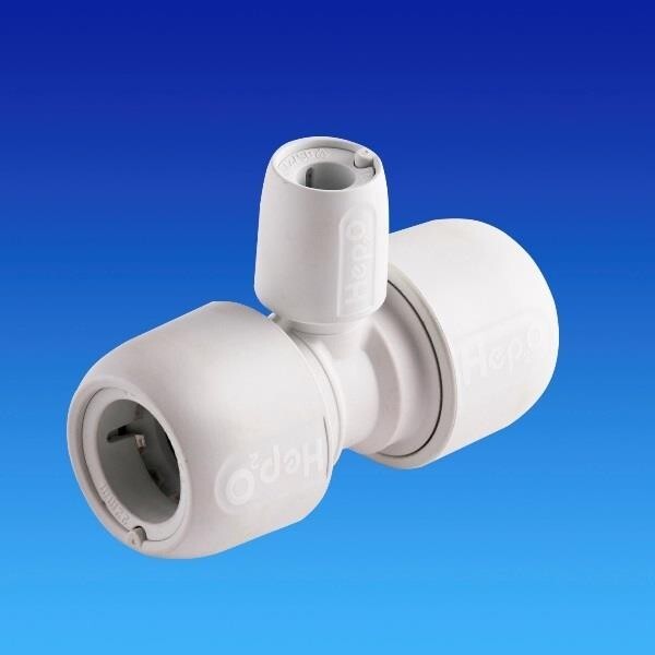 WAVIN HEP2O 22MMx22MMx10MM 90° REDUCED BRANCH TEE HD13A/22W (PACK OF 5)