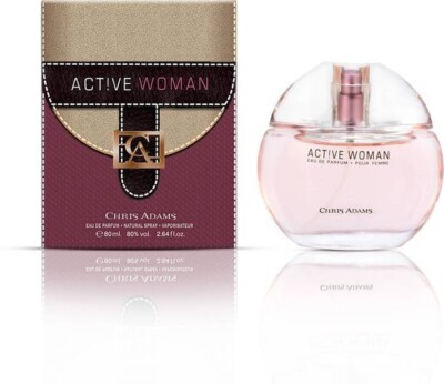 Chris Adams Active Woman EDP | Premium Long Lasting Fragrance | 80ml free ship