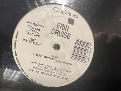 Erin Cruise Cold Shower 12'' 1991 CRITIQUE 15479 FREESTYLE BREAKBEAT SEALED