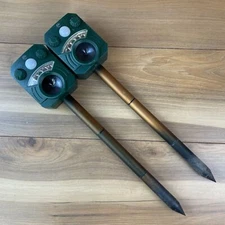 Lot 2 Infrared Sensor 5-Repelling Mode Solar Charge Animal Ultrasonic Repellent