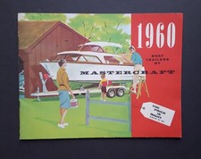 Vintage 1960 Mastercraft Boat Trailer Brochure Catalog