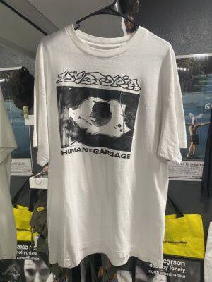 Vintage Dystopia Human = Garbage White Short Sleeve Unisex Tshirt S-5XL KH8504
