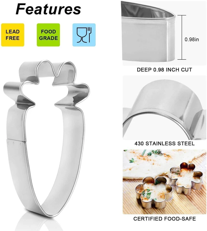 Ausstechförmchen Ostern, 11 Stück Oster Ausstecher Set, Plätzchen Ausstecher Ost - Bild 3 von 4