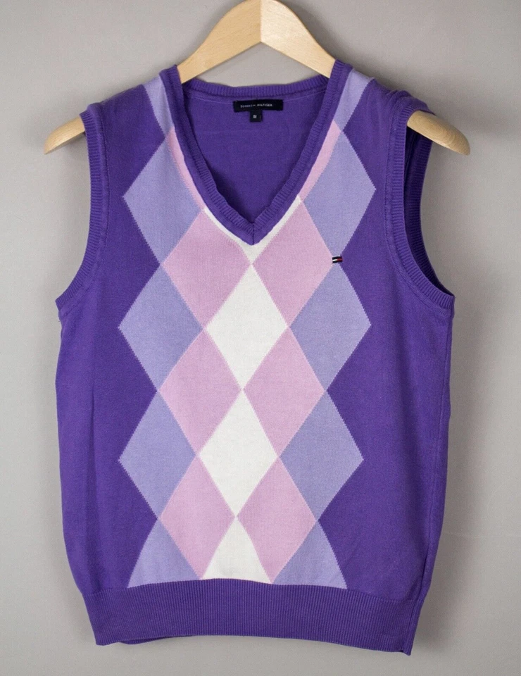 TOMMY HILFIGER Damen Lässig Strickweste Größe M - Bild 1 von 4