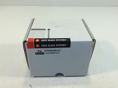 (2) Q-Railing Easy Glass Systems 13.6790.060.12 Tube Connector For U Profile