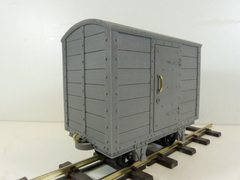 NEW UNMADE UNPAINTED G Scale 45mm Small Box Van Garden Railway SWIFT SIXTEEN