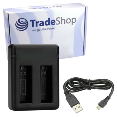 Dual Doppel Akku Ladegerät Ladestation USB für IS360XB Akku für insta360 One X