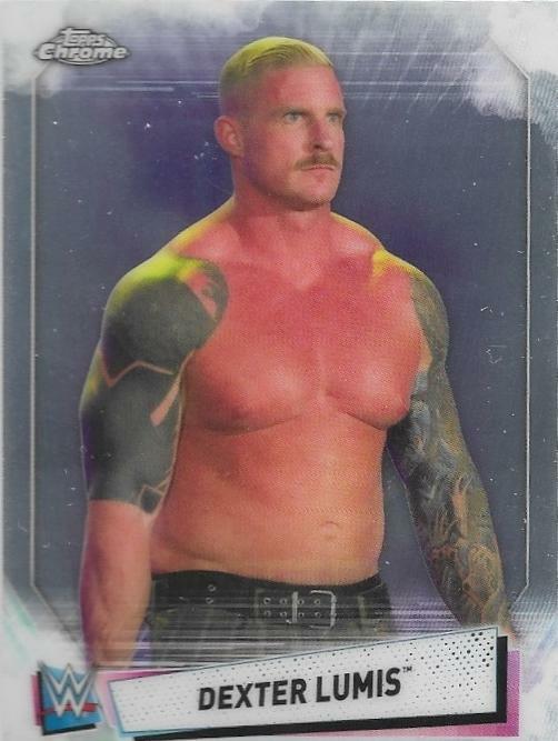 Dexter Lumis 2021 Topps Chrome WWE Refractor #81