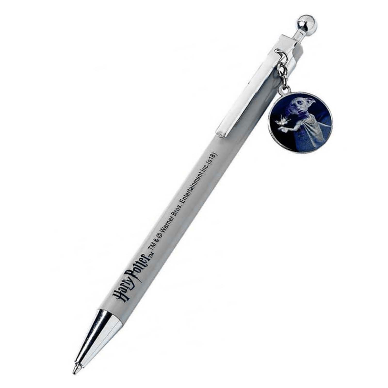 Stylo Harry Potter 14 cm gris anti-fatigue avec charm Dobby pour écrire sans douleur