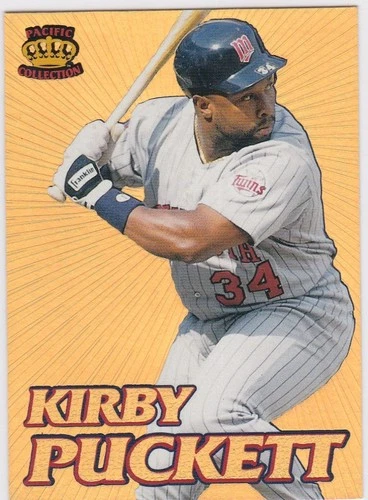 KIRBY PUCKETT Twins 1995 Pacific Crown Collection RARE $$ GOLD PRISMS #26 INSERT