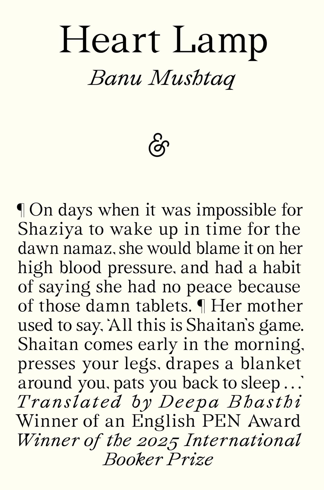 Heartlamp: Selected Stories,Mushtaq, Banu Banu Mushtaq,