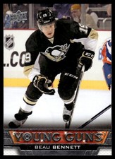 2013-14 Upper Deck Young Guns Beau Bennett Rookie Pittsburgh Penguins #219