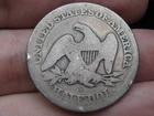 1854 O Seated Liberty Half Dollar- Arrows, New Orleans, About Good Details