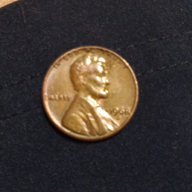 1968 D Penny