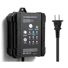 65W Low Voltage Landscape Transformer, 120VAC to 12VDC Outdoor Landscape Ligh...