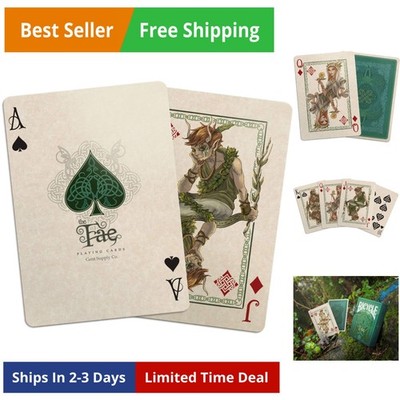 Bicycle Creatures of The FAE Playing Cards Gent Supply, Green