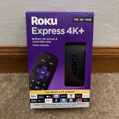 Roku Express 4K+ | Streaming Media Player HD/4K/HDR with Smooth Streaming