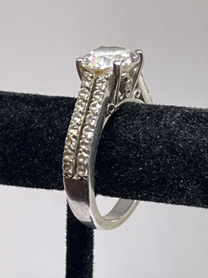 ring size Diamond Luxe Kohl's carat 925 sterling silver lab created  SAI