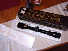 Redfield Golden 5 Star 3-9x42  AO 1"  Rifle Scope Gloss Black Orig Box
