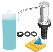 Soap Dispenser for Kitchen Sink, Kitchen Sink Soapdispenser Pump, Refill from...