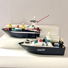 Lego Police Boat 4012 Wave Cops & 4010 Police Rescue Patrol Lot of 2