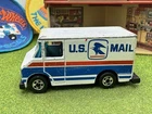 1976 Hot Wheels U.S. Mail Truck Postal USPS Flying Colors Vintage Hong Kong U.S.