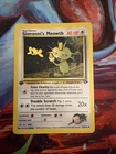 Giovanni's Meowth 1st Edition Gym Challenge #43/132 Lp