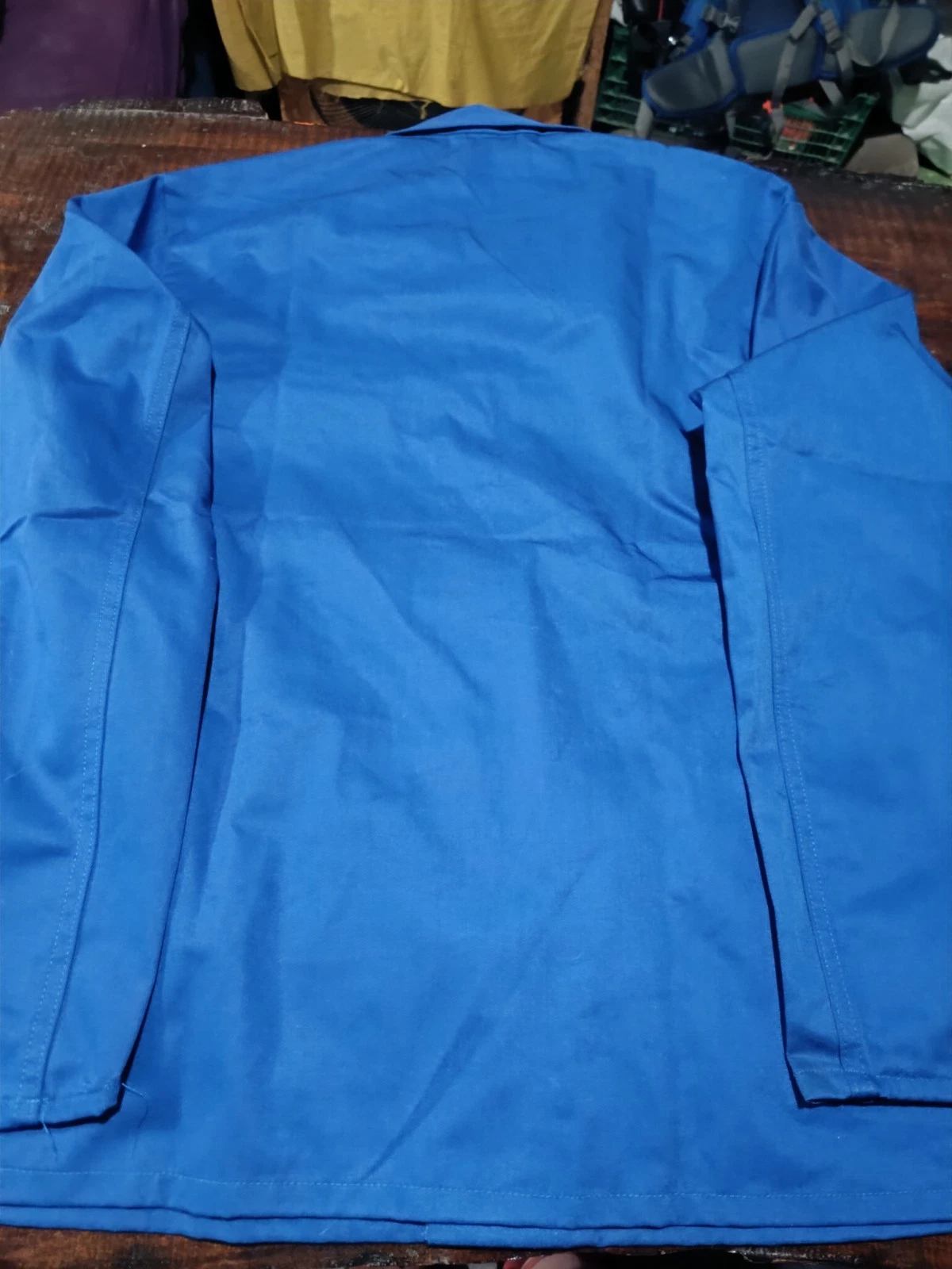 Vintage Deadstock European Workwear Jacket – Blue Chore Coat Utility Uniform image 4