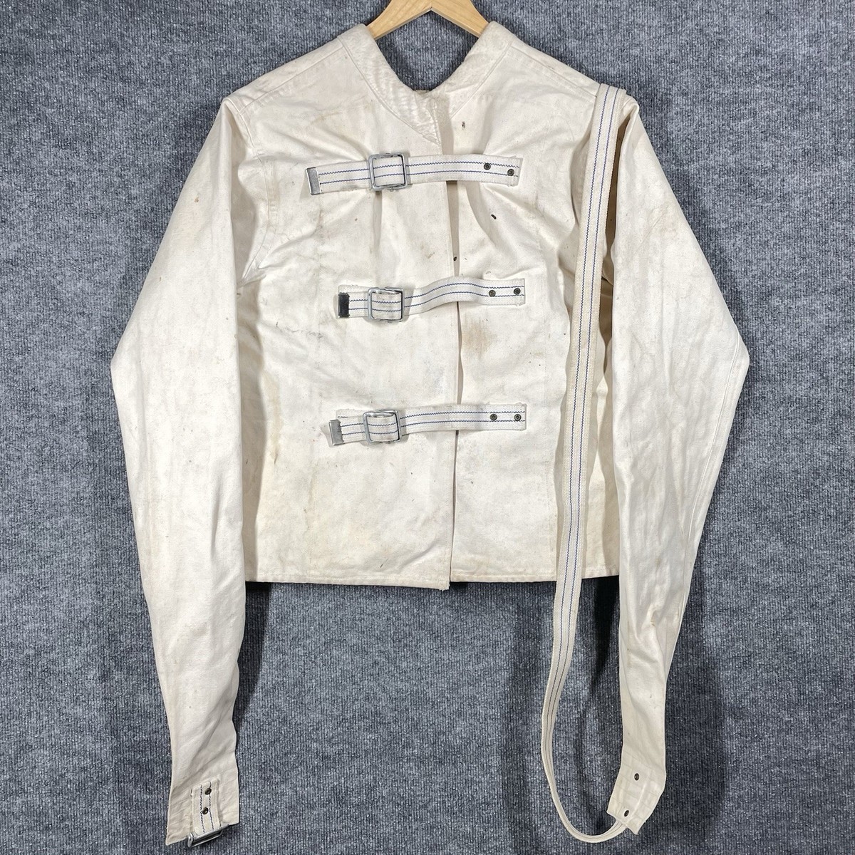 VINTAGE Melrose 4000 Straitjacket Canvas Straight Jacket Rivets 