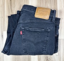 Levi’s 541 Big E Denim Jeans Pants 36x32 Black Distressed Vintage USA Made