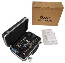 NEW Backun Alpha Bb NK B-Flat Nickel Key Finish Student Clarinet BCLBALPHA-NK