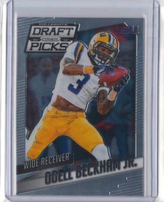 ODELL BECKHAM JR 2015 Prizm Draft Picks Base #78 LSU GIANTS