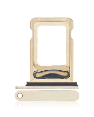 Replacement Dual Sim Card Tray Compatible For iPhone 13 Pro / 13 Pro Max (Gold)