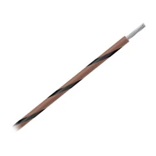 Pacer 14 AWG Gauge Striped Marine Wire 1000' Spool - Brown w/Black Stripe [WUL14