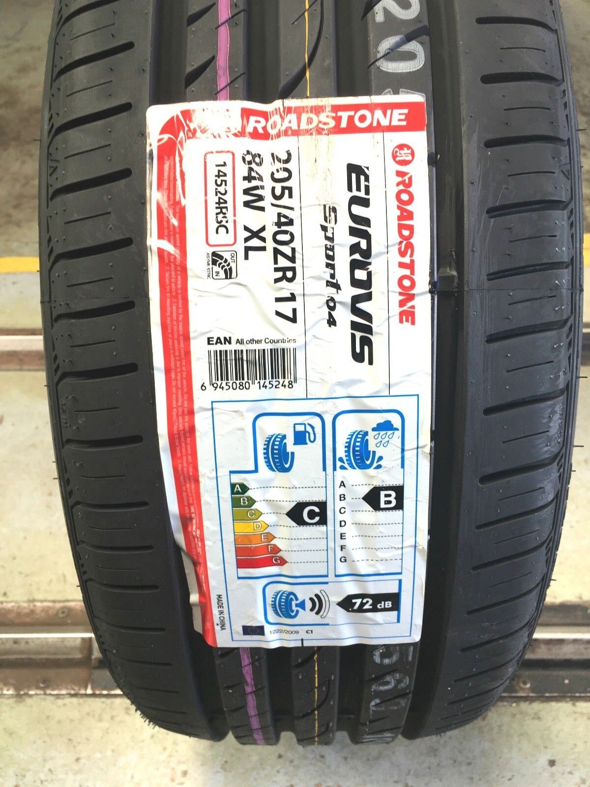 X2 205 40 17 84W XL Roadstone MIDRANGE Tyres BY NEXEN Amazing C,B