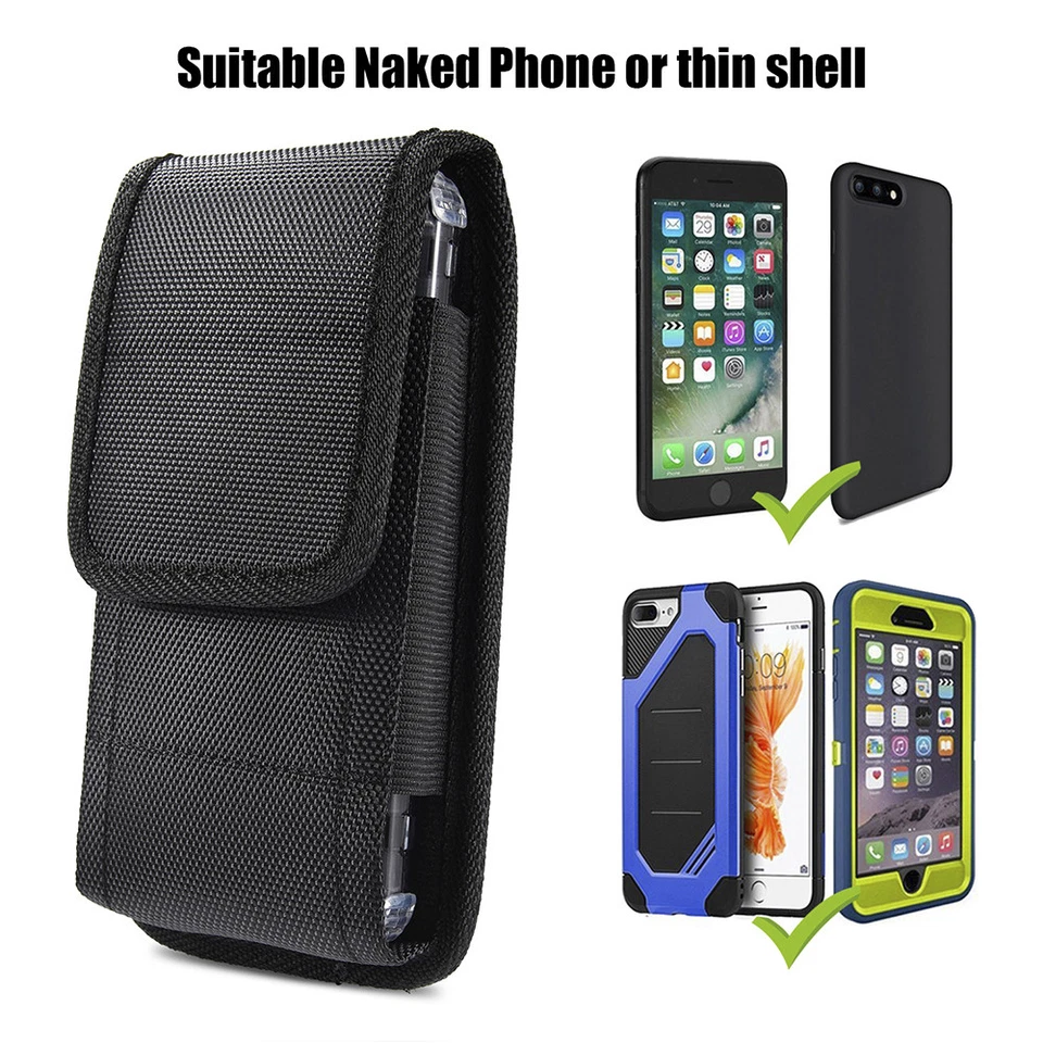 50 Packs Universal Cellphone Holster Case Rugged Belt Clip Carrying Pouch Cover - Image 3 of 4