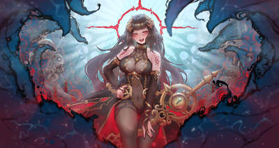 Anime di yi xing zian masterwork apocalypse girls Playmat Game Mat Desk