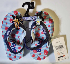 Bluey Toddler Boy Flip Flops With Heel Strap Size 7-8 NWT