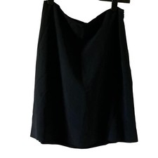 Moschino Cheap & Chic ladies Solid Black Skirt Size 14 Straight & Pencil Office