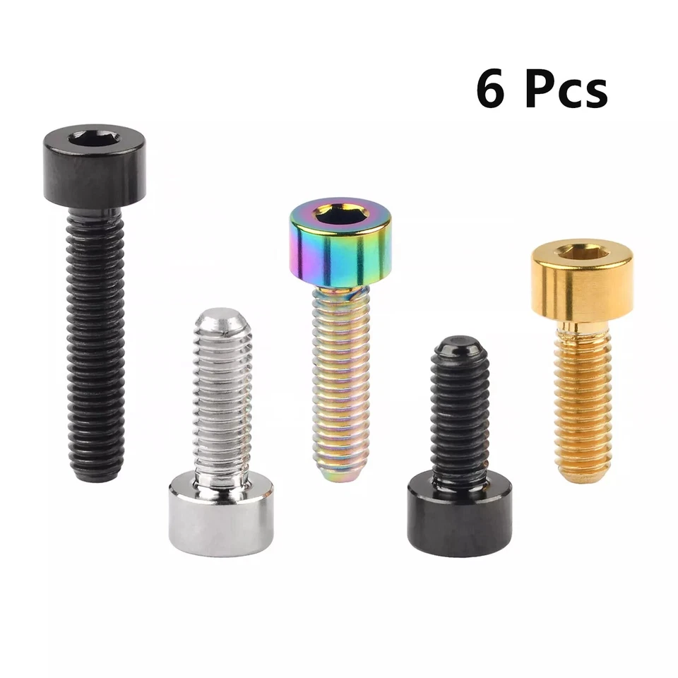 Titanium Bolt M4-M10 Socket Cap Hex Allen Screw Length 8/10/12/15/18/20-60mm