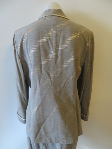 WOMENS ALBERT NIPON GRAY SKIRT SET SIZE 12* - Picture 5 of 12